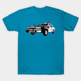 Retro Highway Punchado Car Upgrade, v. Blank Text T-Shirt